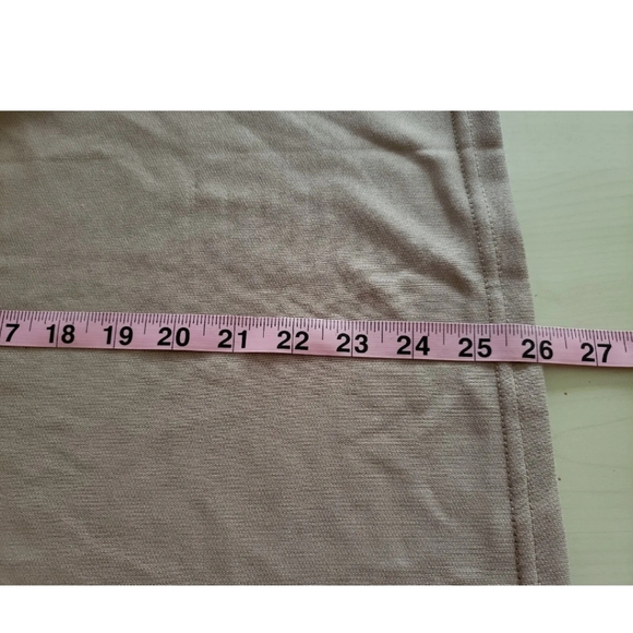 NWT NYDJ 2X/3X Tank Top Shirt Carmel Brown Loose Lagenlook Fit V-Neck - Picture 7 of 8